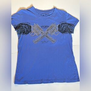 Cowgirl Tuff Purple Short Sleeve Shirt